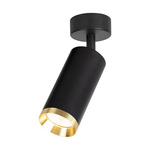 Oprawa Mica Spot Czarny + Złoty 1xGU10 (ML2094) - Milagro