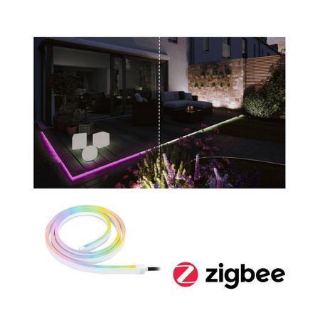 Taśma LED RGBW 10m Plug & Shine SH Zigbee 39W IP67 24V (PL94562) - PAULMANN
