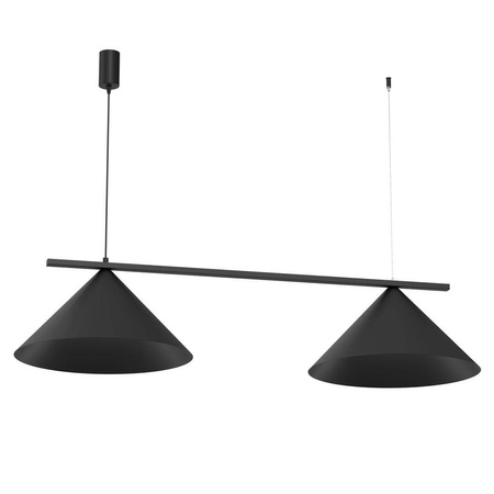 Lampa wisząca CAPITAL 2 czarna (MLP0942) - Milagro