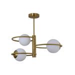 Lampa na sufit Dorado ring złota 3 x E14 (LP-002/3C ring) - Light Prestige