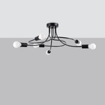 Żyrandol LEVAR 6 czarny (SL.1456) - Sollux Lighting