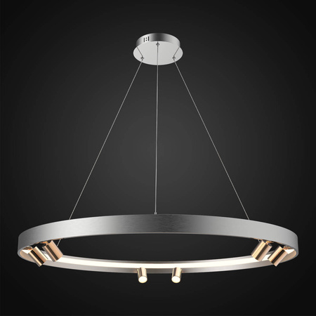 Ledowa lampa wisząca Spectra No.2 Altavola Design (LA114/P_90_6+1_grey_gold) - ALTAVOLA DESIGN