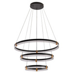 Lampa wisząca Plum 3 LED CCT czarna (LP-0407/3P BK) - Light Prestige