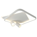 Plafon Parma 2 2xGU10 + LED CCT biały kwadrat (LP-0612/2C Square WH) - Light Prestige