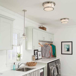 Lampa wisząca Baskin (FE-BASKIN-P-B-PN) - Elstead Lighting