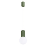 Lampa wisząca HALO 1 zielona oliwka (SL.1724) - Sollux Lighting