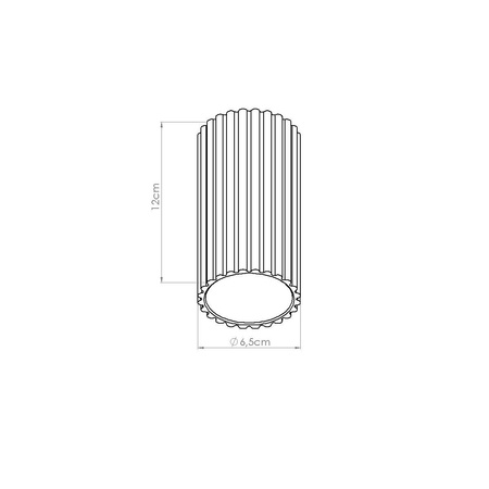 Nowoczesna lampa na sufit IVAR beżowy LED 3000K Push dimm/DALI2 (TH.583) - Thoro Lighting