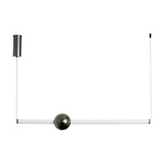 Lampa wisząca O-LINE LED 93 cm czarna (ST-1688L BK) - Step into Design
