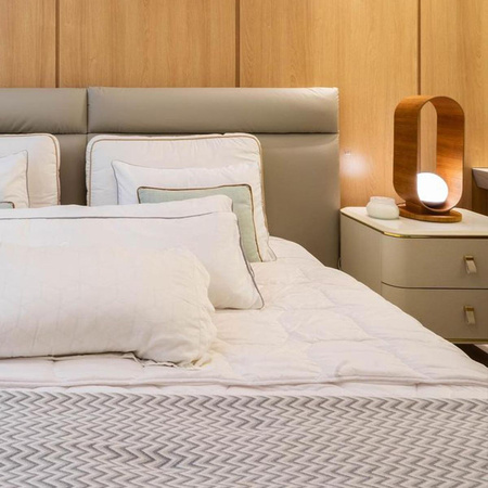 Lampa stołowa Sfera (QN-SFERA-TL-L-TEAK) - Quintiesse