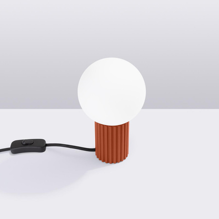 Lampa biurkowa HALO ochra czerwona (SL.1731) - Sollux Lighting