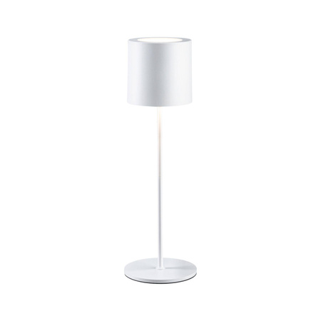 Lampka stołowa akumulatorowa TUNI LED DIM USB-C 2.8W 240lm 2700K IP44 biały matowy / tworzywo sztuczne (PL76999) - PAULMANN