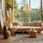 Lampa wisząca w stylu boho HESTIA 1xE27 (ML1809) - Milagro