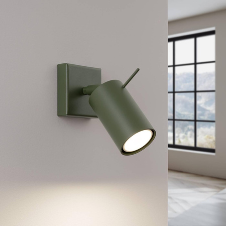 Kinkiet RING zielony oliwkowy (SL.1500) - Sollux Lighting