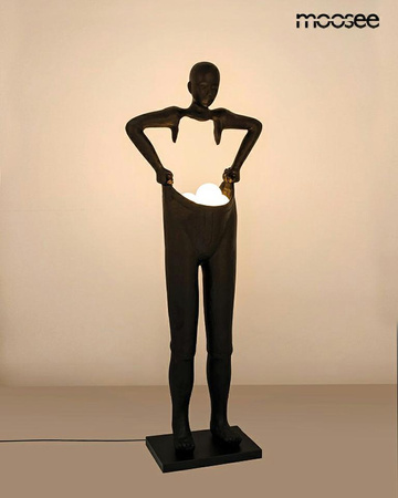 MOOSEE lampa podłogowa HUMAN HOUDINI czarna (MSE1501100511) - Moosee