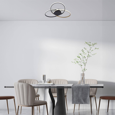 Lampa sufitowa BOLD czarno-złota (20169-GD) - Zuma Line