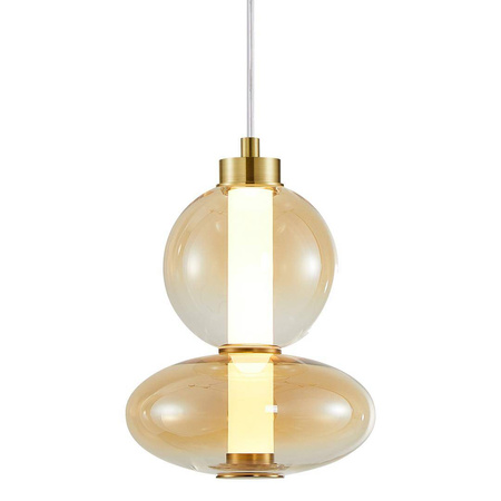 Lampa wisząca DAPHNE AMBER 12W (ML0345) - Milagro