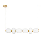 Lampa wisząca BRILLA-6 LED biało-złota 125 cm (ST-CP241210-6L GOLD) - Step into Design