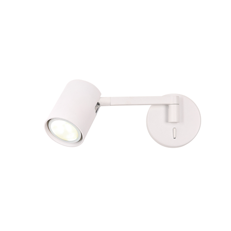 Kinkiet SNOW z wysięgnikiem biały (LP-731/1WL WH) - Light Prestige