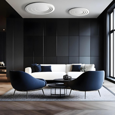 Nowoczesny plafon Alune oval LED CCT (LP-3009/1C WH oval) - Light Prestige