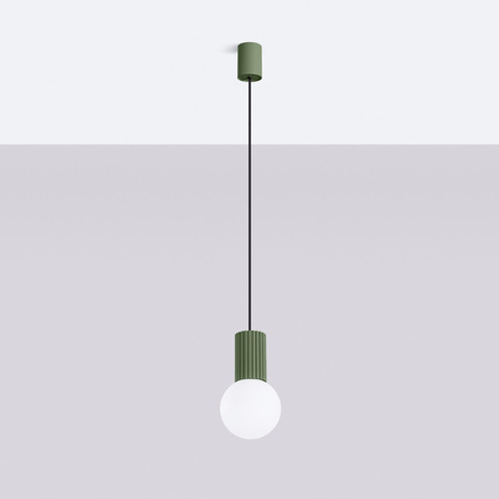 Lampa wisząca HALO 1 zielona oliwka (SL.1724) - Sollux Lighting