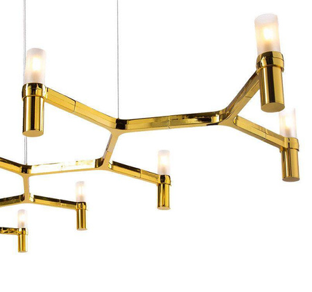 Żyrandol świecznikowy CANDLES-10 złota 165 cm (ST-8043-10 gold) - Step into Design