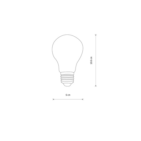 Żarówka BULB LED E27, A60, 7W (10587) - Nowodvorski