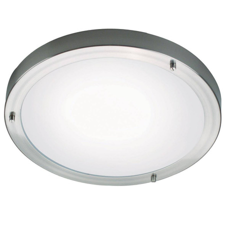 Lampy sufitowe ANCONA Nordlux E27 2X40W Metal Stal szczotkowana