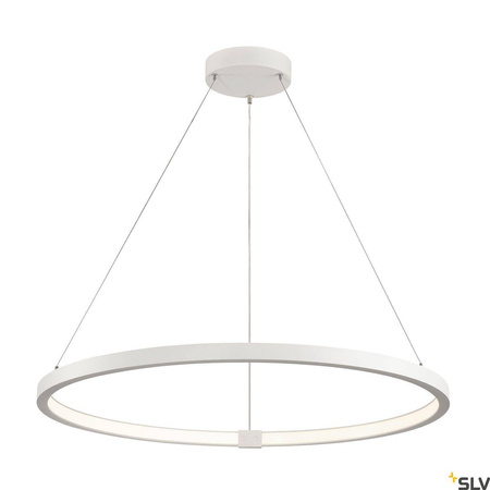 ONE 80 DALI, wewnętrzna oprawa wisząca LED, biała, 3000 K/4000 K (1002912) - SLV