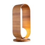 Lampa stołowa Sfera (QN-SFERA-TL-L-TEAK) - Quintiesse