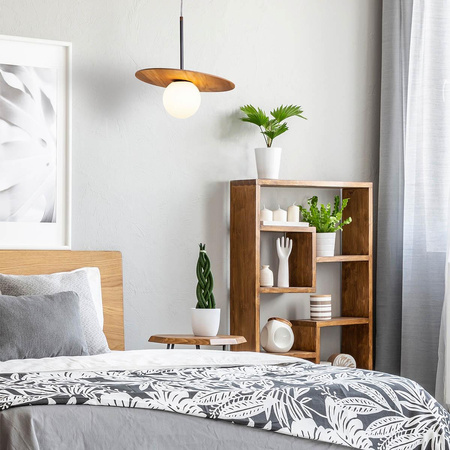 Lampa wisząca Orbit (QN-ORBIT-P-M-TEAK) - Quintiesse