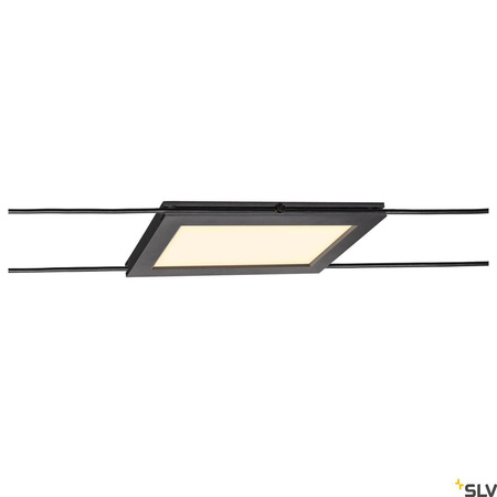 PLYTTA rectangular, lampa linkowa do niskonapięciowego systemu linkowego TENSEO, 2700K, kolor czarny (1002864) - SLV