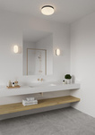 Lampa ścienna FOAM Nordlux E27 Tworzywo sztuczne Czarny