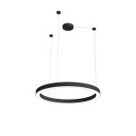 Żyrandol Aurum M Zmienna Barwa Światła LED czarny (PL0116-90-CCT-BK) - Yaskr