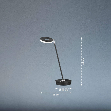 Ściemnialna lampa stołowa Dent (50614) - Fischer&Honsel