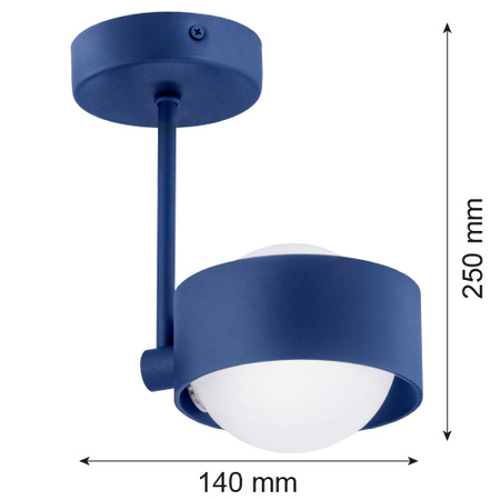 Lampa sufitowa 1 pł. MASSIMO PLUS (8062) - Argon