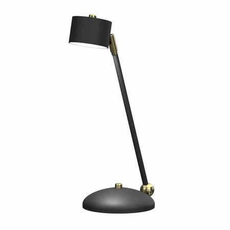 Lampka biurkowa ARENA BLACK/GOLD 1xGX53 (MLP7764) - Milagro
