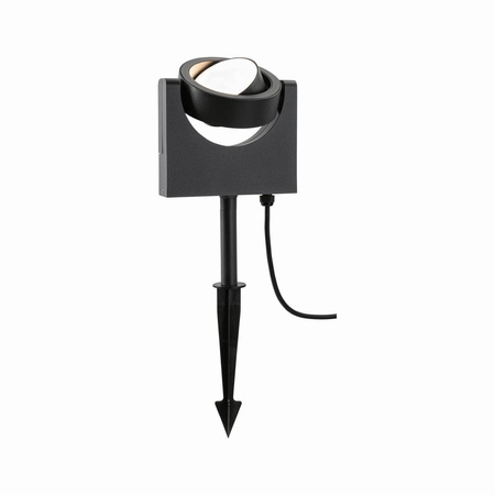 Reflektor ogrodowy SWIVEA Led 8W 3000K IP44 460lm 230V ciemny szary/ aluminium (PL94408) - PAULMANN