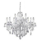 Srebrny żyrandol FLORIAN SP12 (35604) Ideal Lux - 12 "świeczek"