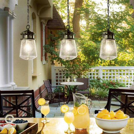 Lampa wisząca zewnętrzna Lyndon (KL-LYNDON8-S-AZ) - Elstead Lighting