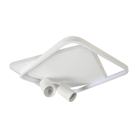 Plafon Parma 2 2xGU10 + LED CCT biały kwadrat (LP-0612/2C Square WH) - Light Prestige