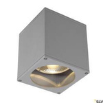 BIG THEO, lampa sufitowa outdoor, QPAR111 IP44, kwadratowa, srebrnoszara, maks. 75W (229554) - SLV