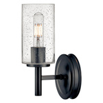 Kinkiet Collier - 1 źródło światła - Zgaszona czerń (HK-COLLIER1-BX) - Elstead Lighting