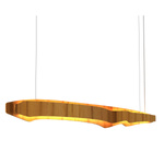 Duża lampa wyspowa LED Horizon (QN-HORIZON-LED-LP-140-TEAK) - Quintiesse