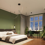 Żyrandol ALVAR 3 czarny LED 3000K (TH.547) - Thoro Lighting