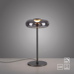 Ściemnialna lampa stołowa POSH SZARA (15697-15) - Paul Neuhaus