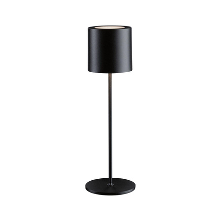 Lampka stołowa akumulatorowa TUNI LED DIM USB-C 2.8W 240lm 2700K IP44 czarny matowy / tworzywo sztuczne (PL76998) - PAULMANN