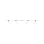URail zestaw Blossom 4x max.10W G9 Chrom/Satynowy 230V Metal/Tworzywo sztuczne (PL96898) - PAULMANN