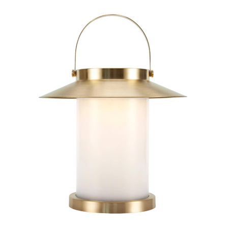 Lampa na baterie TEMPLE Nordlux SolarLed Mosiądz Mosiądz