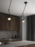 Lampa ścienna CONTINA Nordlux G9 5W Metal Czarny