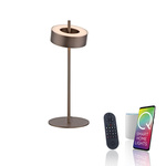 Lampa stołowa ściemnialna, sterowana Smart Q-ROTATE BRĄZOWA (4324-34) - Paul Neuhaus